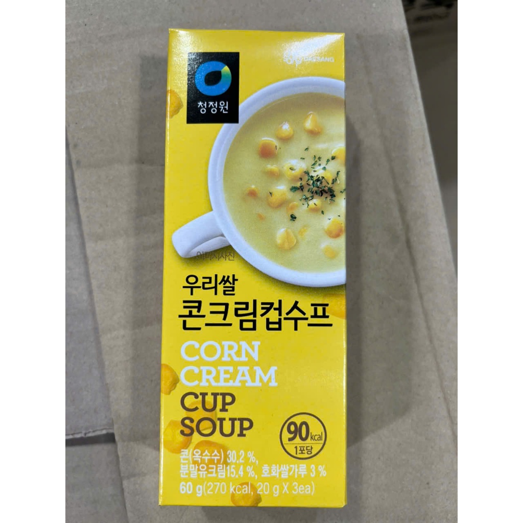 BỘT SÚP KEM NGÔ HÀN QUỐC 60G - 콘크림컵수프
