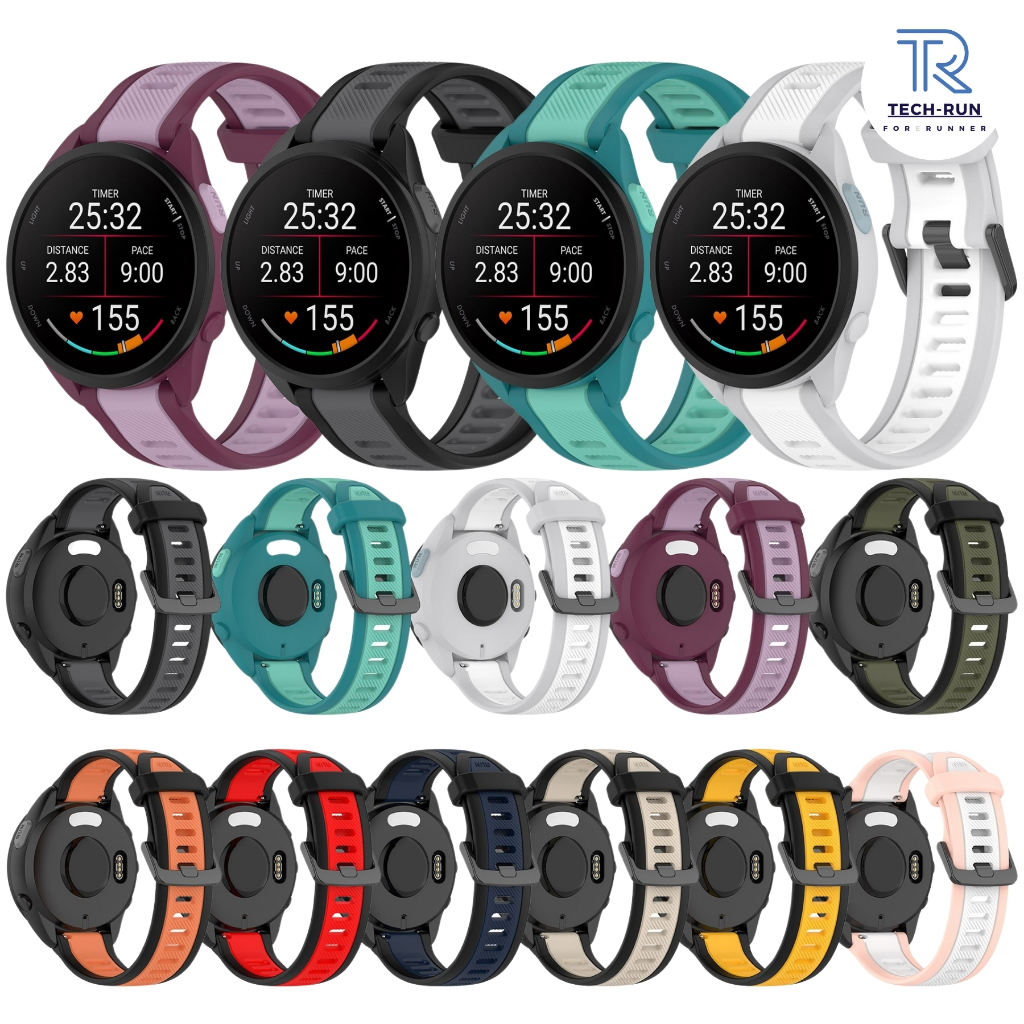 Dây Đeo Silicon Quick Release Garmin Forerunner/Venu/Vivoactive Size 18/20/22mm Mix Màu