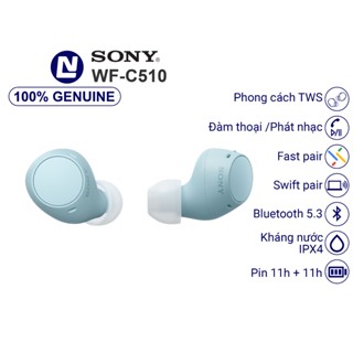 Tai nghe Sony WF C510 in ear TWS không dây kết nối đa điểm