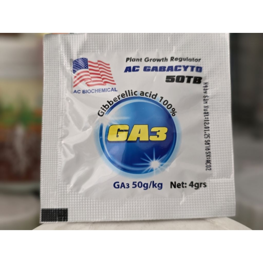 PHÂN BÓN LÁ GA3 VIÊN SỦI ĐIỀU HÒA SINH TRƯỞNG - LỚN TRÁI - TRÒN TRÁI - CÂY NHANH PHÁT TRIỂN