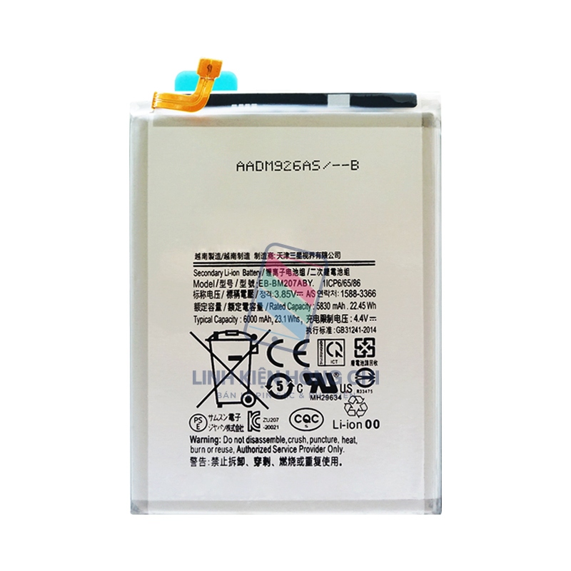 (HC) Pin dành cho Samsung EB-BM207ABY / Galaxy M31 / M315F / Galaxy M30s / M307F / Galaxy M21 / M215