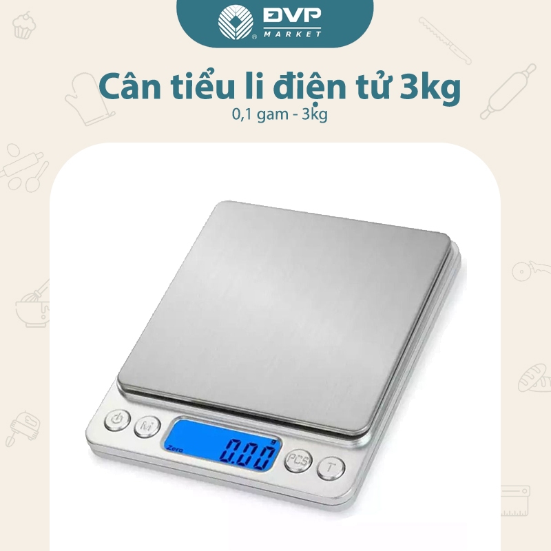 Cân tiểu li điện tử 3kg