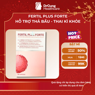 FERTIL PLUS FORTE - Bổ Sung Vitamin Khoáng Chất Cho Phụ Nữ Đang Muốn Có Thai Và Đang Mang Thai (30V)
