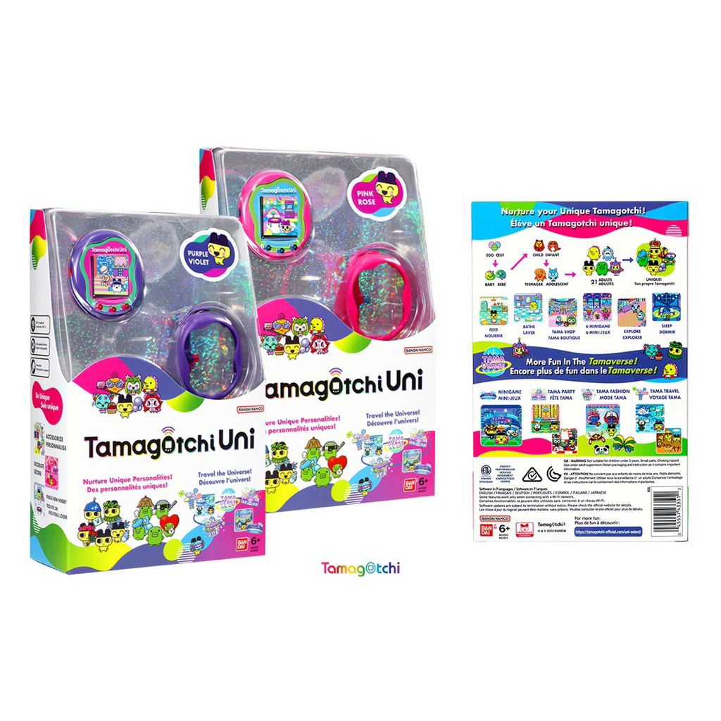 Máy nuôi thú ảo Tamagotchi Uni Sanrio Angel hàng mới US new seal