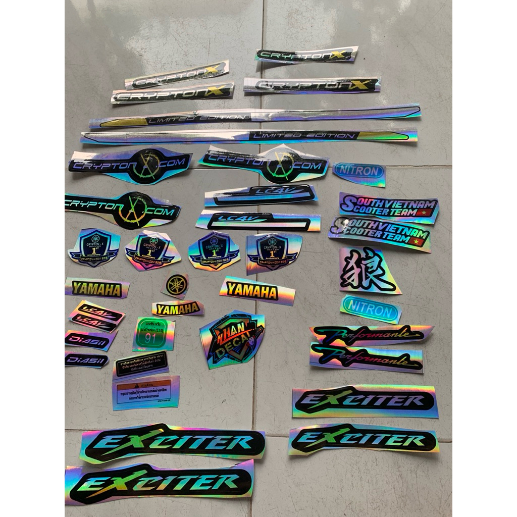 Tem exciter  2006 - 2010, ex 2006 - 2010 crom đen