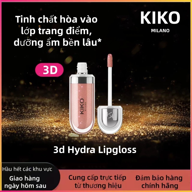 KIKO 3D Hydra Lipgloss – Son Bóng Dưỡng Ẩm 3D, Môi Căng Mọng, Không Bết Dính