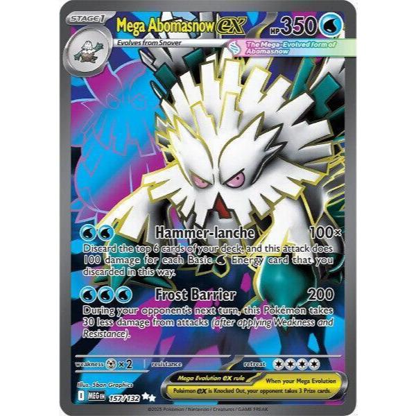 Thẻ bài Mega Abomasnow ex - 157/132 - ME01: Mega Evolution (MEG)