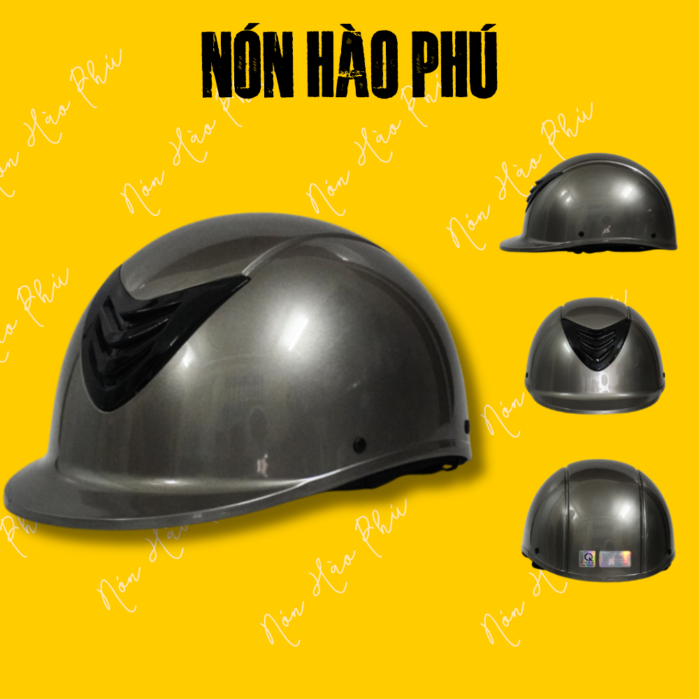 Mũ bảo hiểm VIKING04 NHỌN STYLE POC, nón bảo hiểm chính hãng nửa đầu abs nam nữ