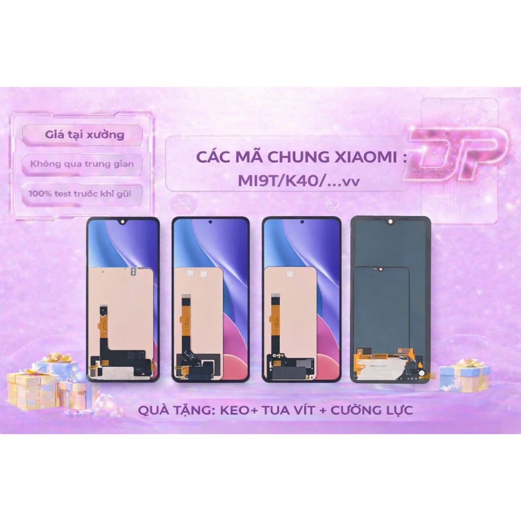 🔥MÀN HÌNH XIAOMI MI 9T / MI 9T PRO / REDMI K40 / K40 PRO – FULL CẢM ỨNG – SÁNG ĐẸP – TẶNG KE0 + VÍT + CƯỜNG LỰC🔥