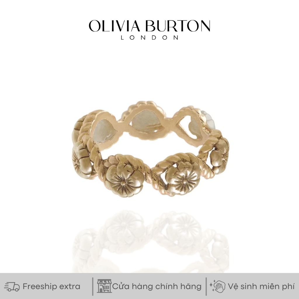 Nhẫn Olivia Burton Floral Charm màu Vàng