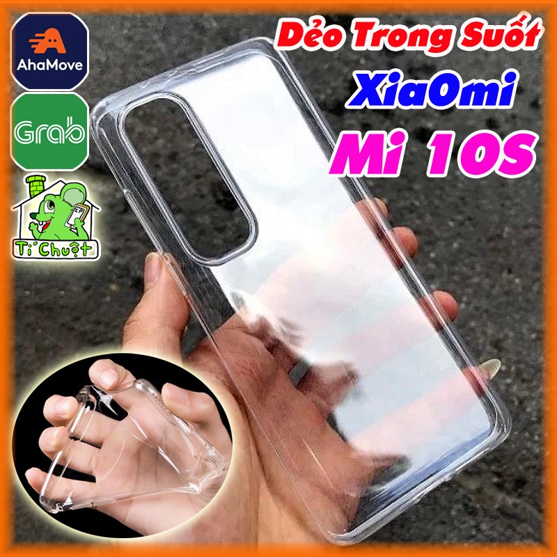[Ảnh Thật] Ốp Lưng Xia0mi Mi 10S Silicon Dẻo Trong Suốt