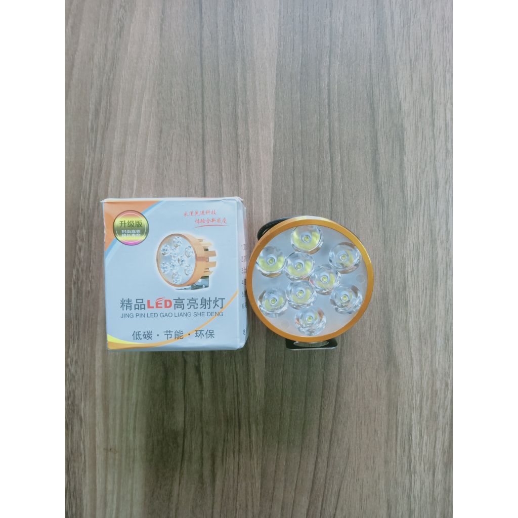Đèn pha Led siêu sáng 9 bóng ( xe điện 12v - 72v )
