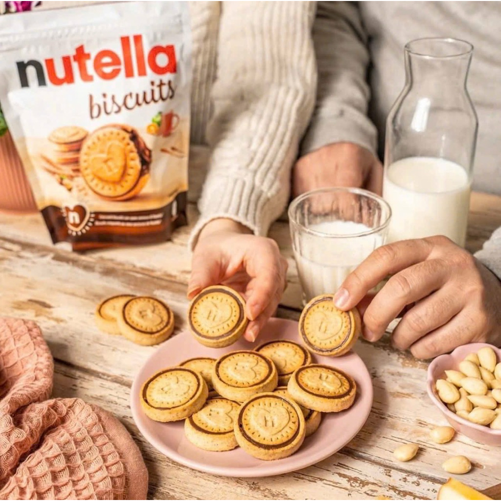 Bánh Biscuit Nutella vị Socola hạt dẻ rừng thơm