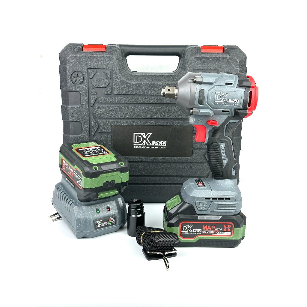 Máy khoan pin, máy siết bulong Dkpro 400N, động cơ không chổi than hàng cao cấp