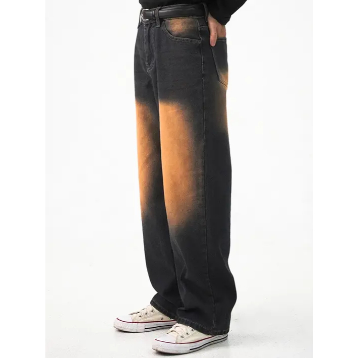 [ NEW ] HAVEN'S -Quần Jean Wash Ống Rộng Phủ Giày Dày Dặn Tôn Dáng Che Khuyết Điểm Unisex Localbrand