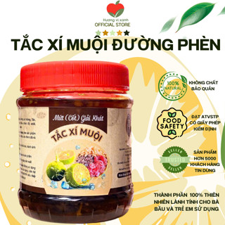 TẮC XÍ MUỘI, MỨT CỐT PHA TRÀ TẮC GIẢM CÂN THANH NHIỆT ĐẸP DA GIẢI KHÁT  GIÀU VITAMIN, BÙ NƯỚC CHO MÙA HÈ-  HƯƠNG VỊ XANH
