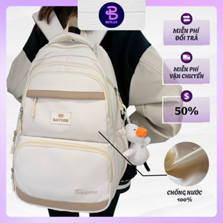 Balo Thời Trang Nam Nữ Chống Nước 100% – Balo Đi Học Nhiều Ngăn, Có Ngăn Chống Trộm, Balo Laptop 15.6 Inch-42-