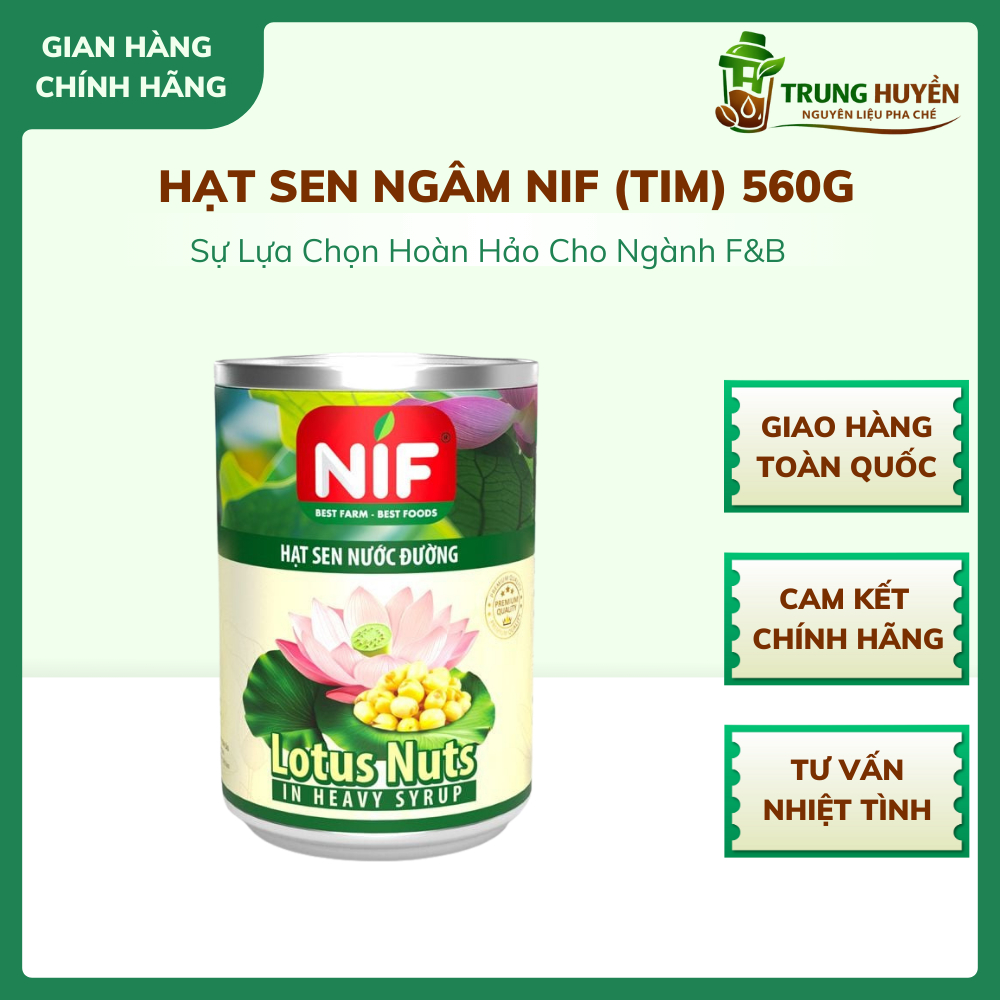 Hạt sen ngâm TIM (NIF) 560gr