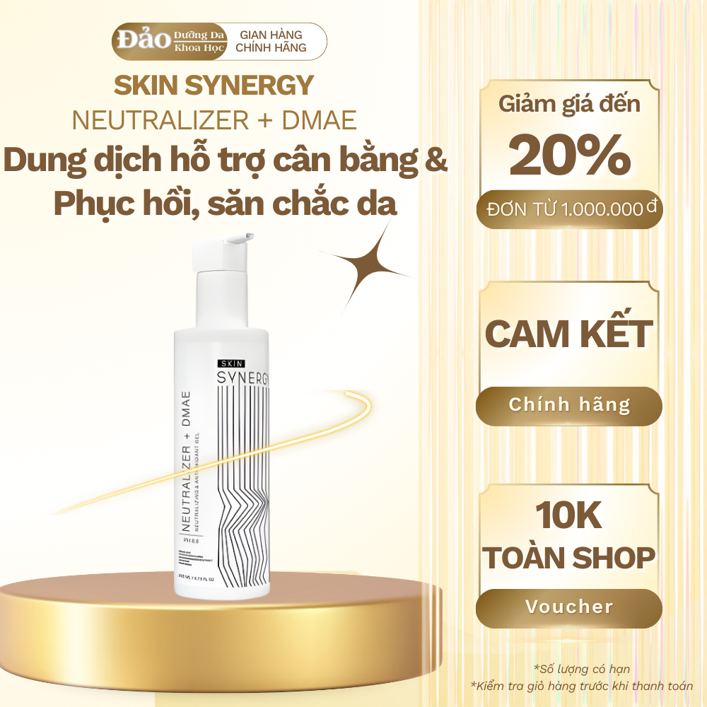 Dung dịch Skin Synergy Neutralizer + DMAE giúp trung hòa da và phục hồi sau peel 200ml