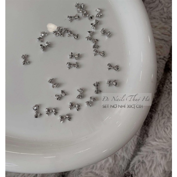 Set charm nơ nhí C01, C02, X02, X04 chuyên dụng kemnail63