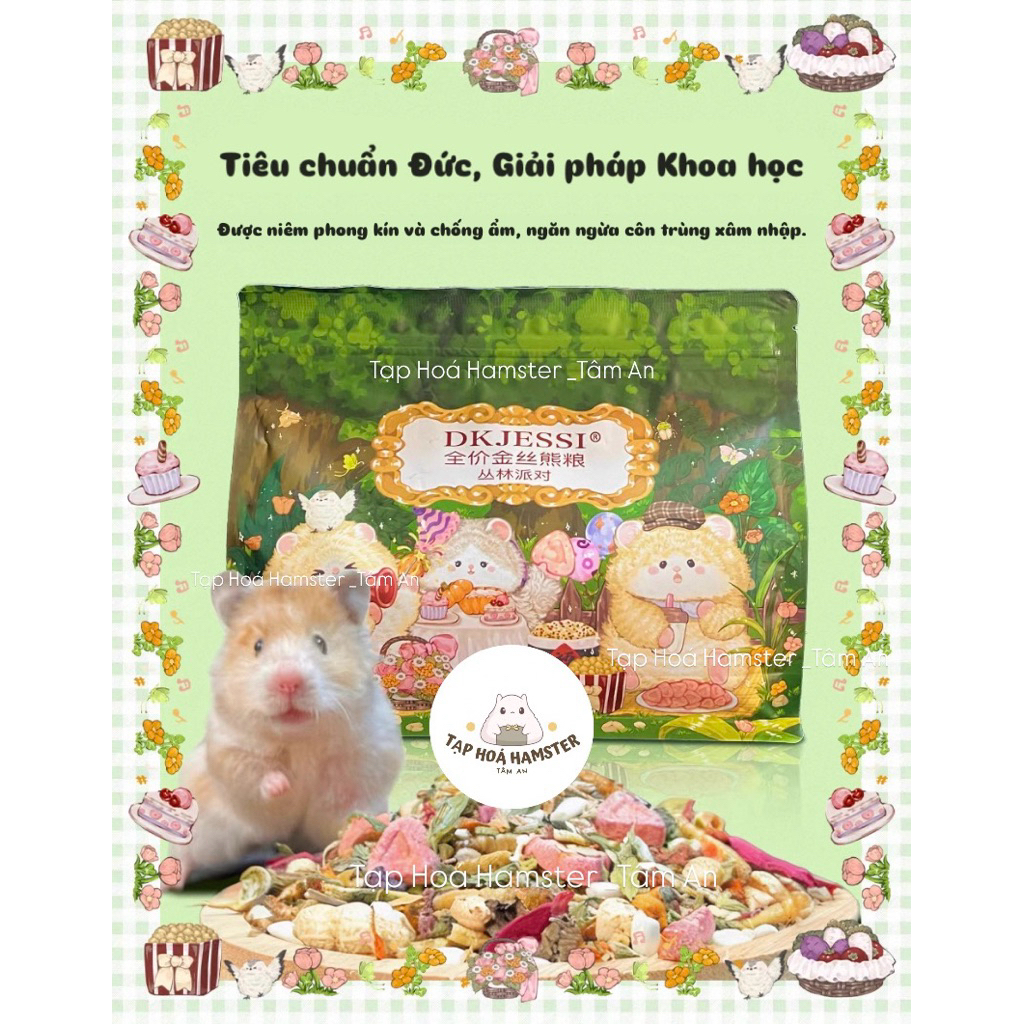 [DKJESSI] Thức Ăn Dk Jessi Berry Cho Hamster & Thú Cưng Nhỏ.