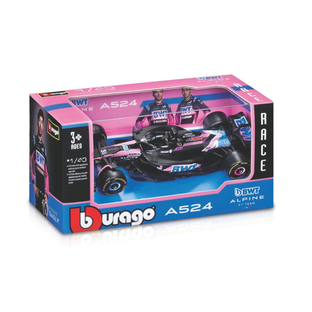 Xe đua F1 1:43 Alpine A524 (Bahrain GP)