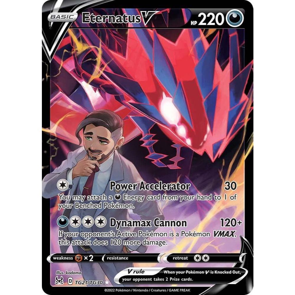 [ AllPoke ] Thẻ Bài Pokemon TCG,Eternatus V TG21/TG30 SWSH11 -Mint