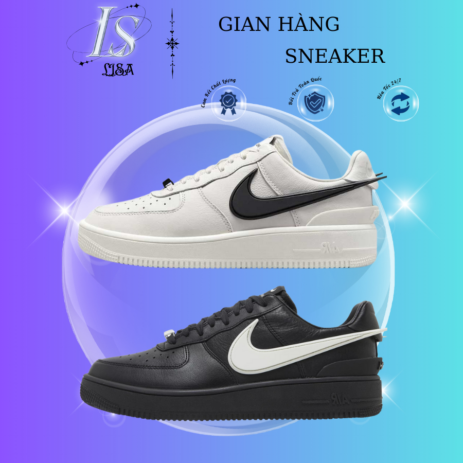 Giày Thể Thao Nike Air Force 1 Low SP AMBUSH Phantom, Giày Sneaker Nam Nữ Siêu Hót Đủ Size Full Box