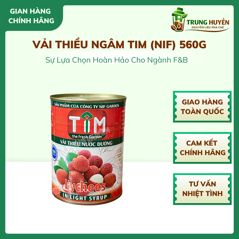 Vải thiều ngâm TIM (NIF) 560gr