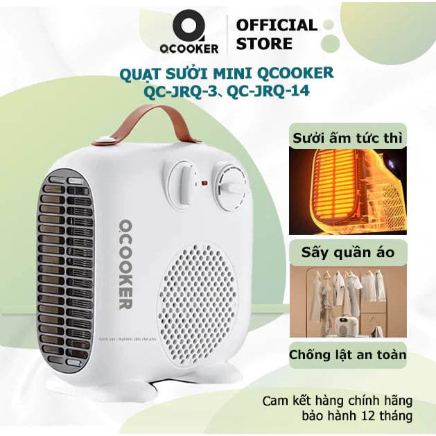 Quạt sưởi mini XIAOMI Changhong 2000W, Làm Nóng Nhanh Chỉ Trong 1 Giây, Bảo Vệ Chống Lật An Toàn