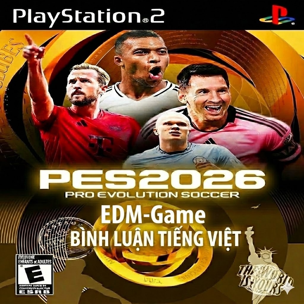Pes 26 Đĩa Game Ps2 Bình Luận Tiếng Việt