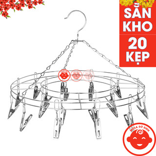 Móc Phơi TRÒN Treo Quần Áo Cho Bé