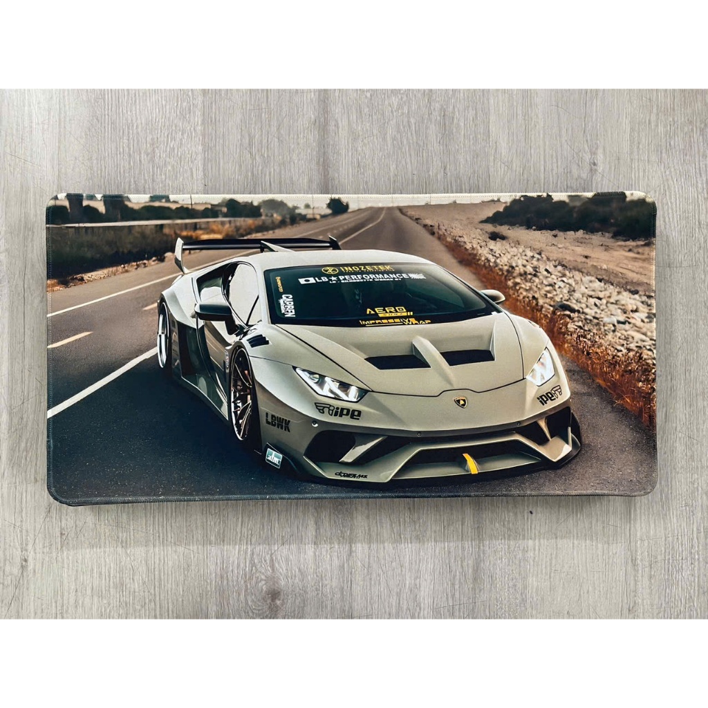 Phụ kiện Thảm lót chống trượt chủ đề siêu xe Lamborghini kích thước 30x60cm Autono1 PT116A