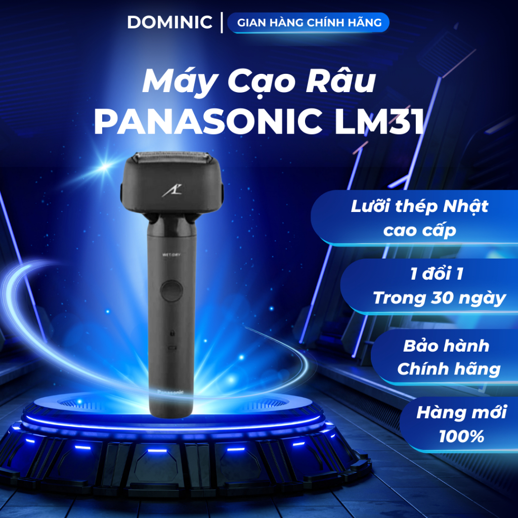 [XẢ HÀNG] Máy cạo râu, cạo đầu trọc PANASONIC ES-LM31, tông đơ cạo râu cao cấp chính hãng- JMI SHOP