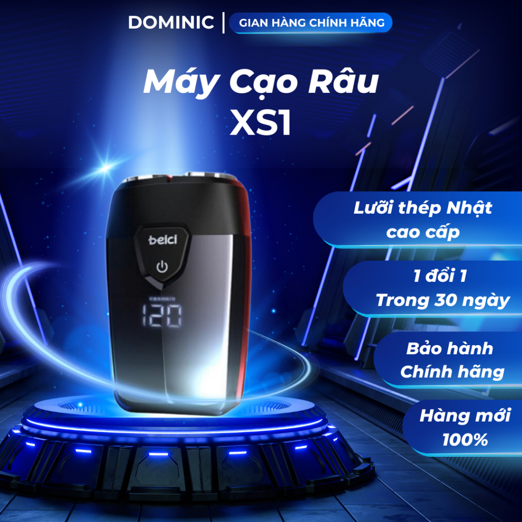 Máy cạo râu mini BEICI XS1 chống nước cao cấp, máy cạo râu du lịch cạo sạch sát - JMI SHOP