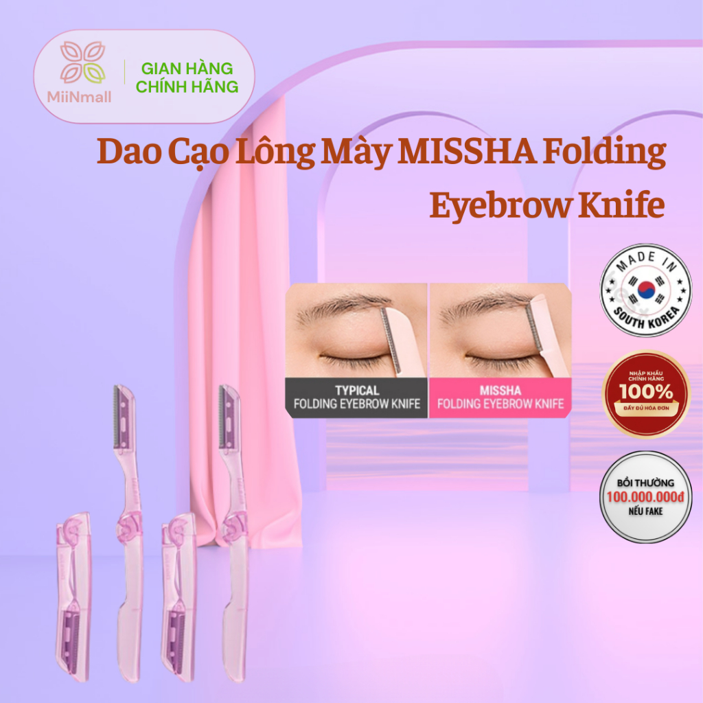 Dao Cạo Lông Mày MISSHA Folding Eyebrow Knife