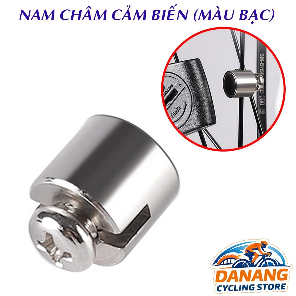 Nam Châm Cảm Biến Xe Đạp – Dùng Cho Đồng Hồ Đo Tốc Độ (Bạc)