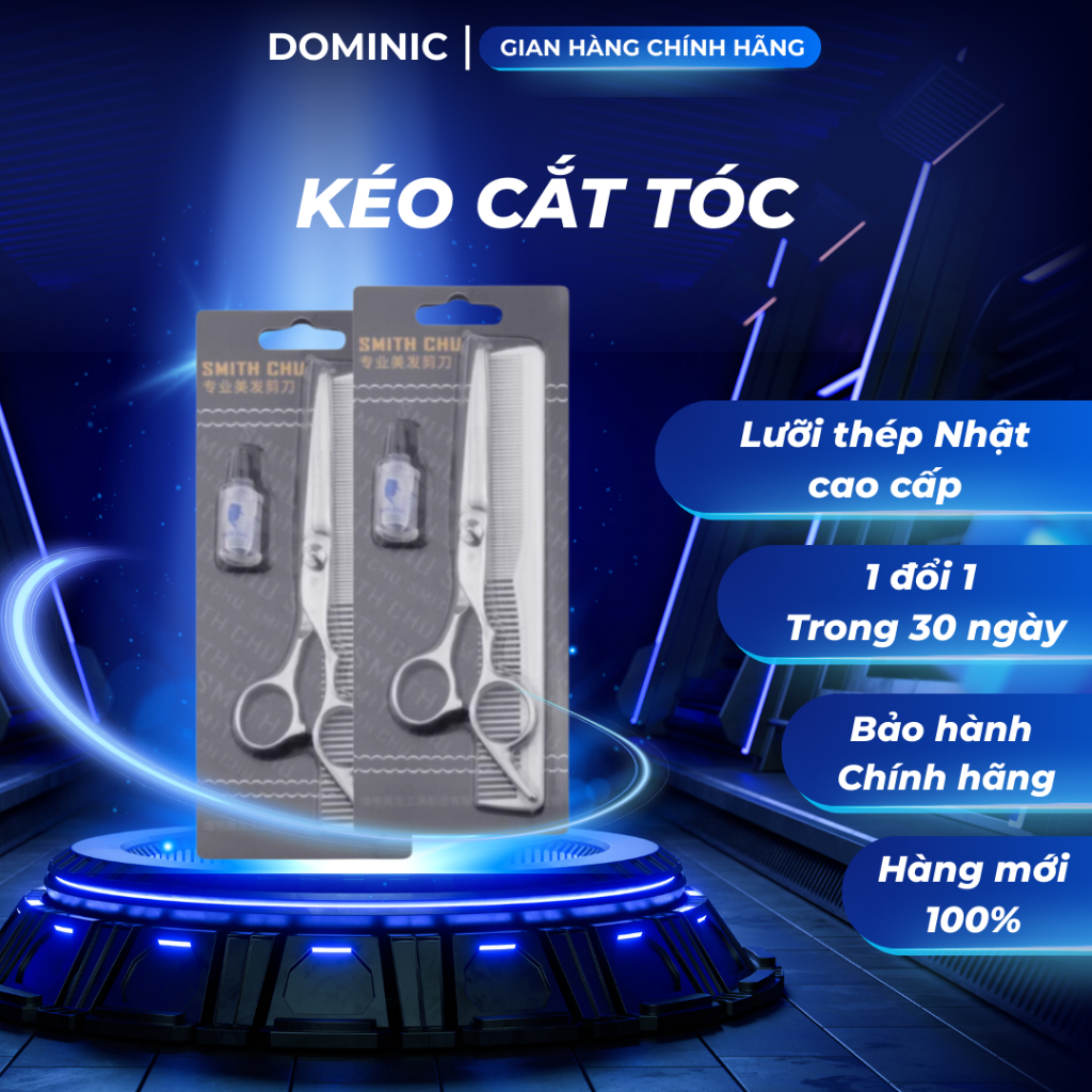 Kéo cắt tóc smitchu bằng thép không gỉ, Kéo cắt tóc chuyên nghiệp,kéo hớt tóc,kéo cho thợ cắt tóc - 