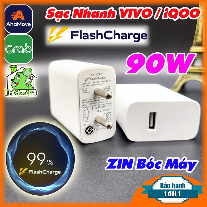 [ZIN Bóc Máy] Sạc Nhanh 90W Flash Charge VIVO / iQOO Chính Hãng