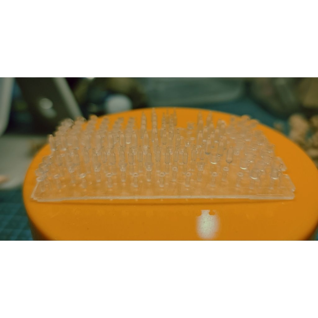 01 set chai clear 1/64 trang trí diorama