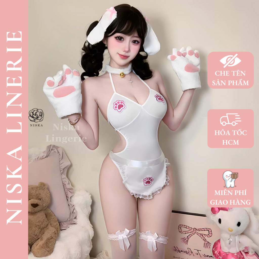Sweet Puppy Costume – Cosplay cún, trang phục hóa trang cún xinh xắn – C755