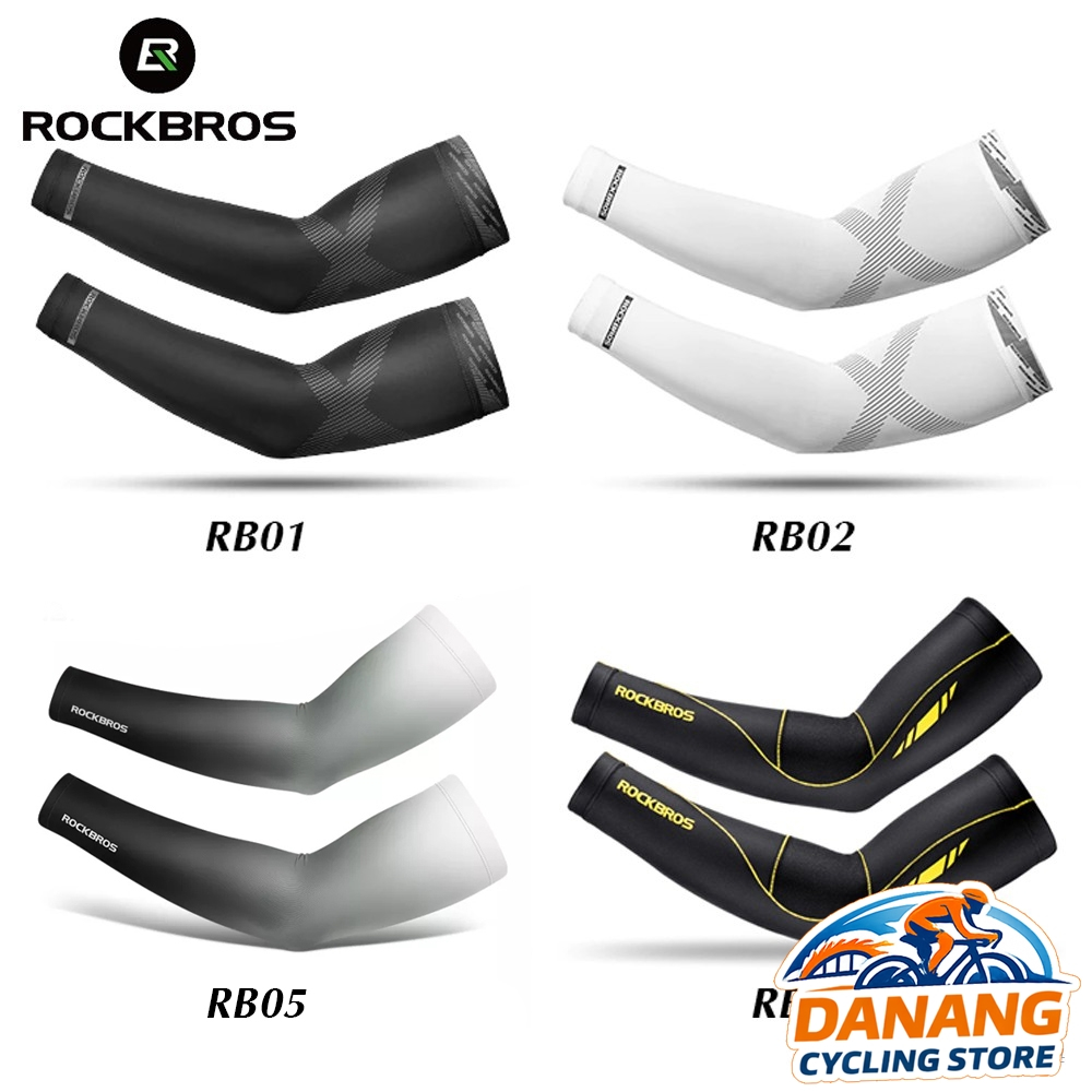 Ống Tay Chống Nắng Xe Đạp ROCKBROS XT022 – Chống UV, Co Giãn, Thoáng Khí