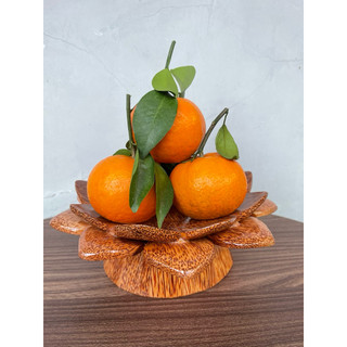 Dĩa để trái cây hoa sen gỗ dừa