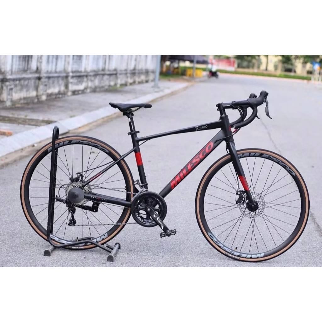 Xe đạp thể thao Touring MILESCO RS400 (Tặng đèn + khoá + lục giác)