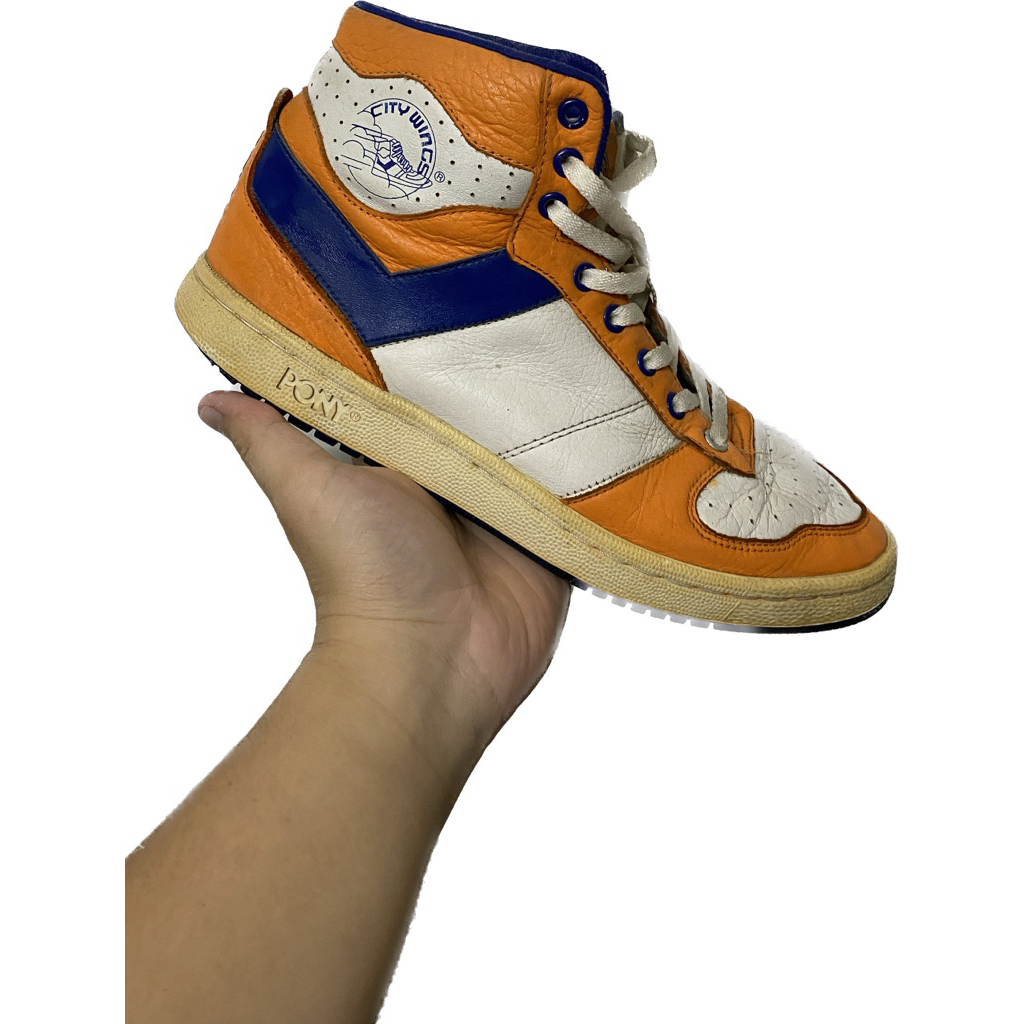 giày cổ cao pony sneaker form jd1 1985 phối màu sbb cực hiếm size 41