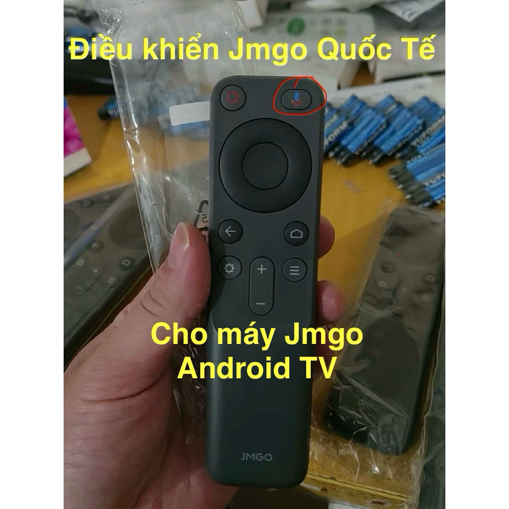 Điều Khiển Jmgo Quốc Tế Android TV, Google TV, Jmgo N1 Pro, N1 Ultra, N1S… Không Sài được cho máy nộ