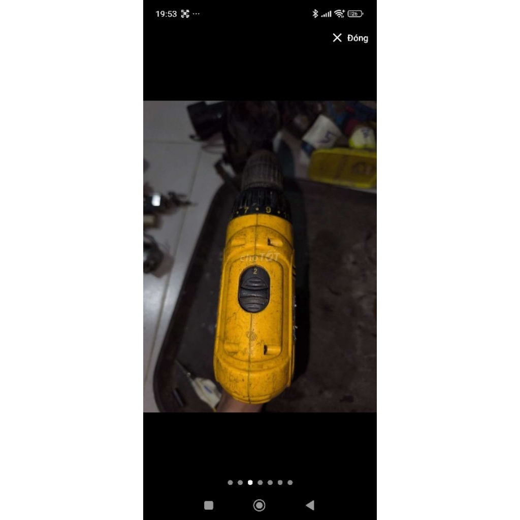 khoan pin dewalt bãi 8