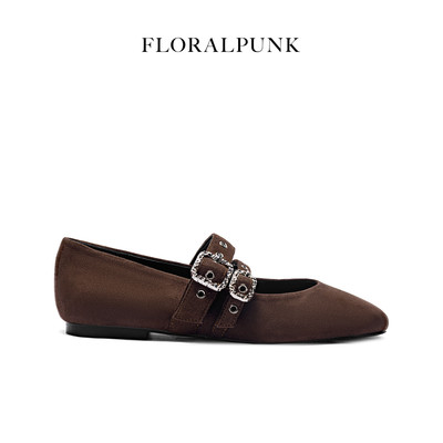 Giày Búp Bê Floralpunk Mary Ballerina Flats