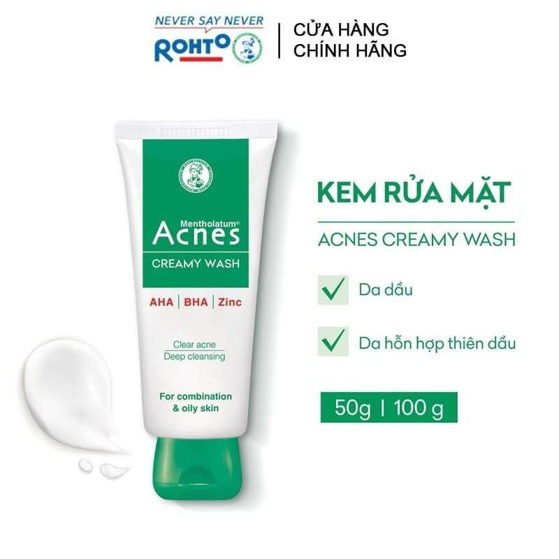 [ACNES] Sữa Rửa Mặt Acnes Ngừa Mụn Creamy Wash