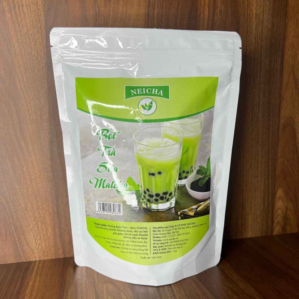 Bột Trà Sữa Matcha Neicha 1kg – Bột Pha Trà Sữa Vị Matcha Cho Quán